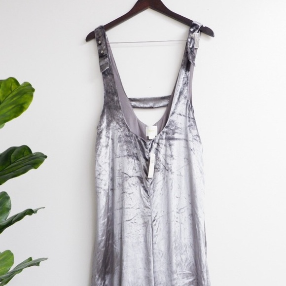 ANTHROPOLOGIE MAEVE VELVET FLOWY JUMPSUIT NWT ✨ - Picture 3 of 10